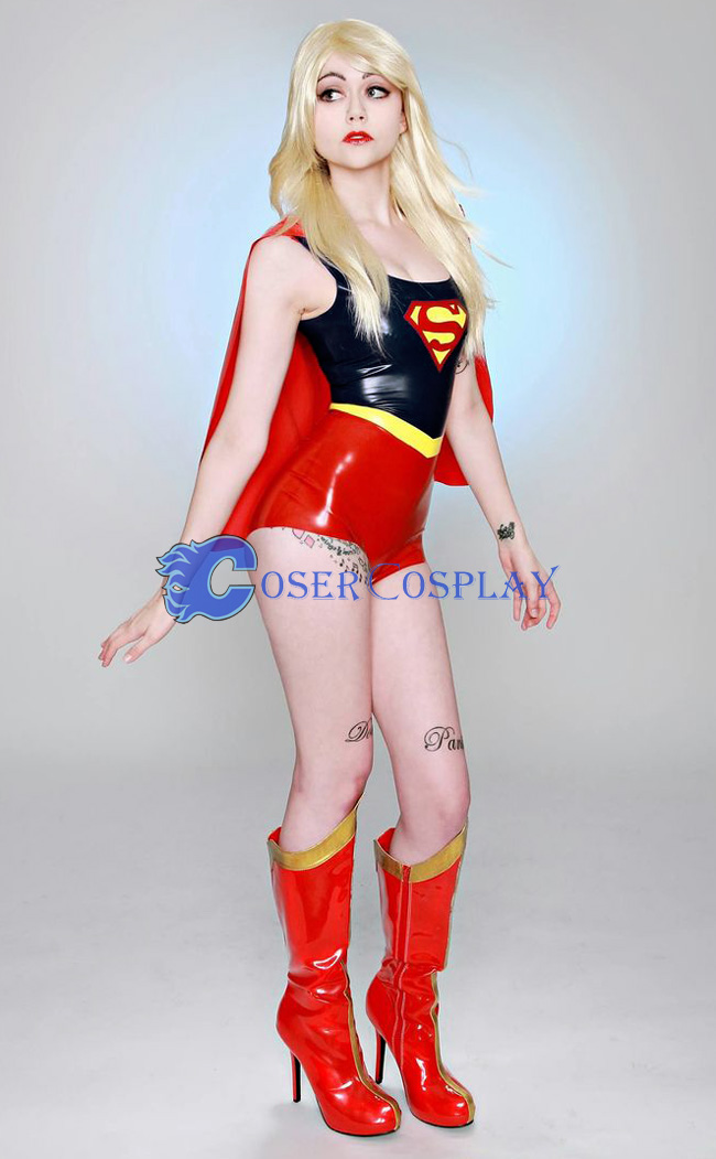 Dark Supergirl Cosplay Costume For Halloween